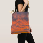 Tote Bag Coucher de soleil sur le feu (De près)