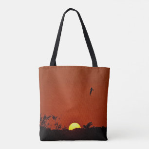 Tote Bag Coucher De Soleil Sur Le Marais
