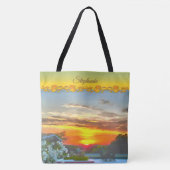 Tote Bag Coucher de soleil sur le toit 2295 (Devant)