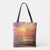 Tote Bag coucher de soleil sur l'eau (Dos)