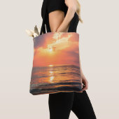 Tote Bag coucher de soleil sur l'eau (De près)