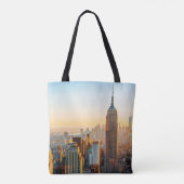 Tote Bag Coucher de soleil sur New York (Dos)