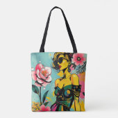 Tote Bag Coucher de soleil Tropic Duet (Dos)