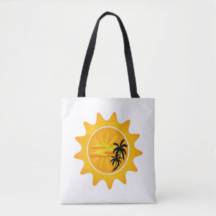 Tote Bag Coucher de soleil tropical