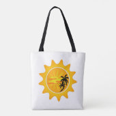 Tote Bag Coucher de soleil tropical (Dos)