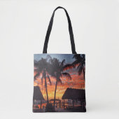 Tote Bag Coucher de soleil tropical Florida Keys (Devant)