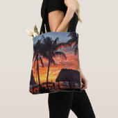 Tote Bag Coucher de soleil tropical Florida Keys (De près)