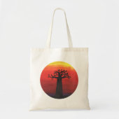 Tote Bag Coucher du soleil de baobab (Devant)