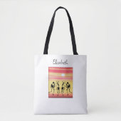 Tote Bag Coucher du soleil doré, Danse romantique (Devant)