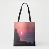 Tote Bag Coucher du soleil du comté de Trinity, la (Devant)
