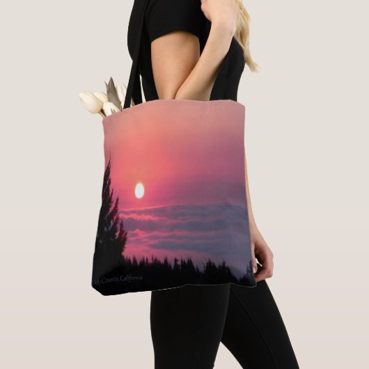 Tote Bag Coucher du soleil du comté de Trinity, la (De près)