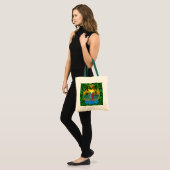 Tote Bag Coucher du soleil et planches de surf (Devant (modèle))