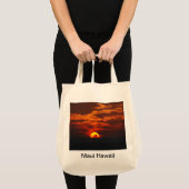 Tote Bag Coucher du soleil le long du Pali (Devant (produit))
