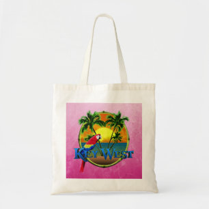 Tote Bag Coucher du soleil rose de Key West