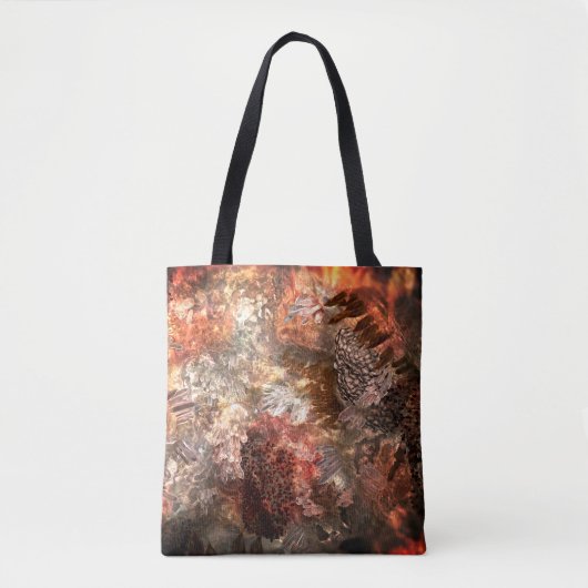 Tote Bag Couches de cristaux avec teinte rustique (Devant)