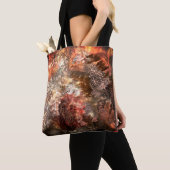 Tote Bag Couches de cristaux avec teinte rustique (De près)