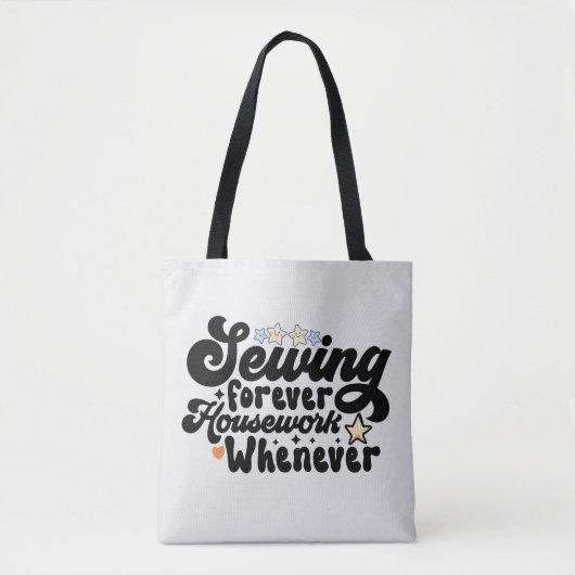 Tote Bag Coudre pour toujours (Devant)