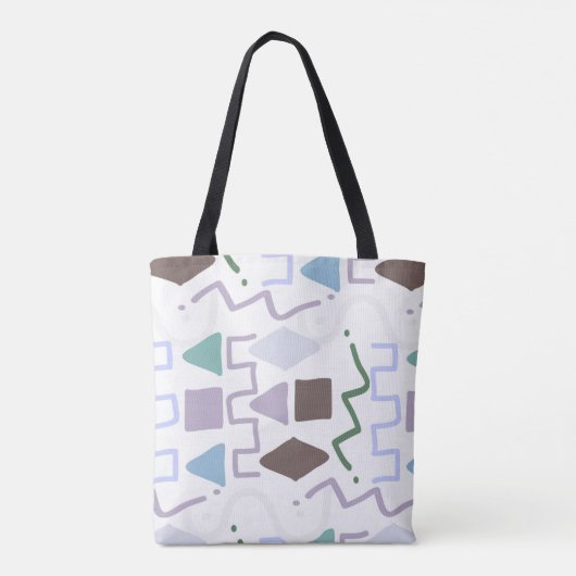 Tote Bag Couleur Abstraite moderne (Dos)