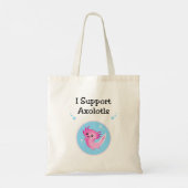Tote Bag Couleur claire pour Axolotls mou violet I (Dos)