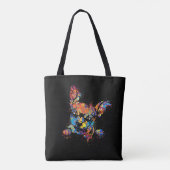 Tote Bag Couleur Cute Chihuahua (Dos)