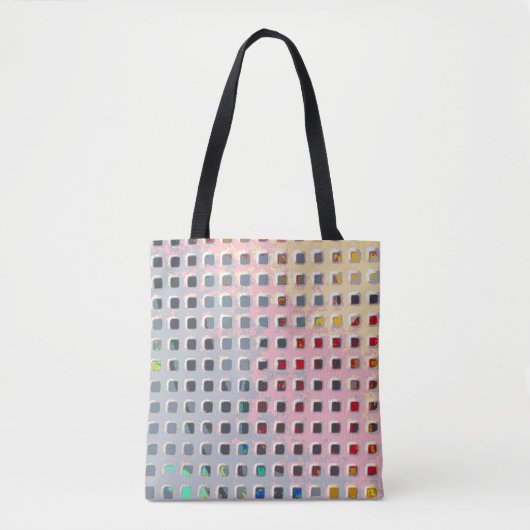 Tote Bag Couleur dans la grille (Devant)