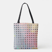 Tote Bag Couleur dans la grille (Dos)