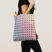 Tote Bag Couleur dans la grille (De près)