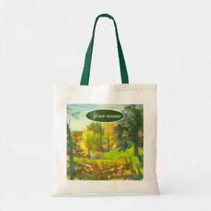 Tote Bag Couleur d'aquarelle de peinture de chute solaire