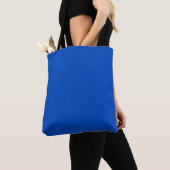 Tote Bag Couleur de clé Chroma Bleu (De près)