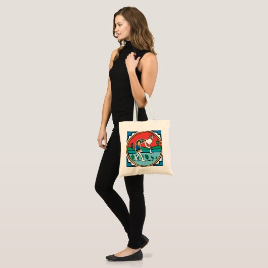 Tote Bag Couleur de Kokopelli (Devant (modèle))
