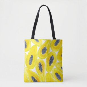 Tote Bag Couleur de Papaya