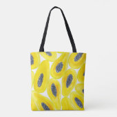 Tote Bag Couleur de Papaya (Dos)