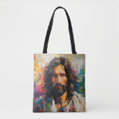 Tote Bag Couleur de religion Jésus Christ (Devant)