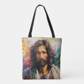 Tote Bag Couleur de religion Jésus Christ (Dos)