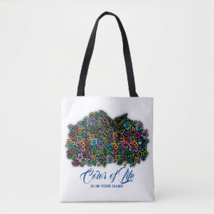 Tote Bag Couleur de vie élégante