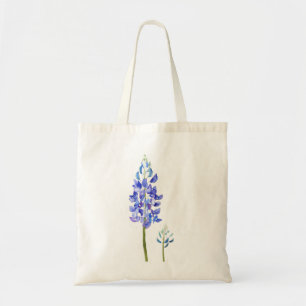 Tote Bag Couleur d'eau bleu-bleu-blanc pourpre