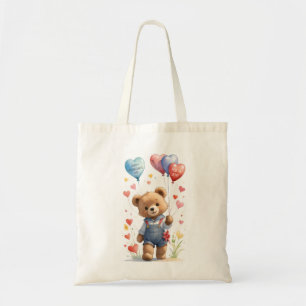 Tote Bag Couleur d'eau douce personnalisée Jour des Valenti