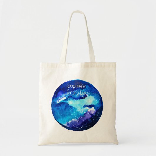 Tote Bag Couleur d'eau nébuleuse de la galaxie de la planèt (Devant)