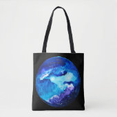Tote Bag Couleur d'eau nébuleuse de la galaxie de la planèt (Devant)