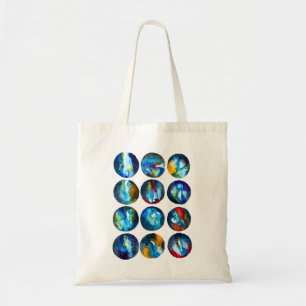Tote Bag Couleur d'eau nébuleuse de la galaxie de la planèt