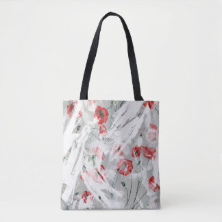 Tote Bag Couleur d'eau rouge pâle