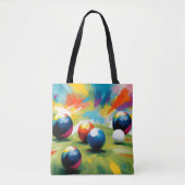 Tote Bag Couleur Des Boules De Pelouse, (Devant)
