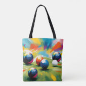 Tote Bag Couleur Des Boules De Pelouse, (Dos)