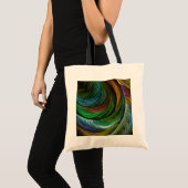 Tote Bag Couleur Gloire Moderne Art Abstrait Motif Élégant (Devant (produit))