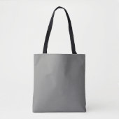 Tote Bag Couleur Grise Cuirassé Uni Couverture d'Impression (Devant)