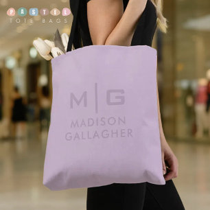 Tote Bag Couleur Lavande Violet Pastel Douce Uni