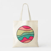 Tote Bag Couleur ronde Abstraite 160422(01) (Dos)
