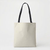 Tote Bag Couleur solide blanc foncé (Devant)