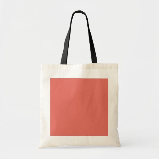 Tote Bag Couleur solide saumon (Devant)