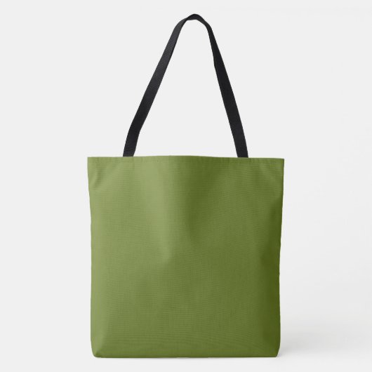 Tote Bag Couleur uni Avocado (Devant)